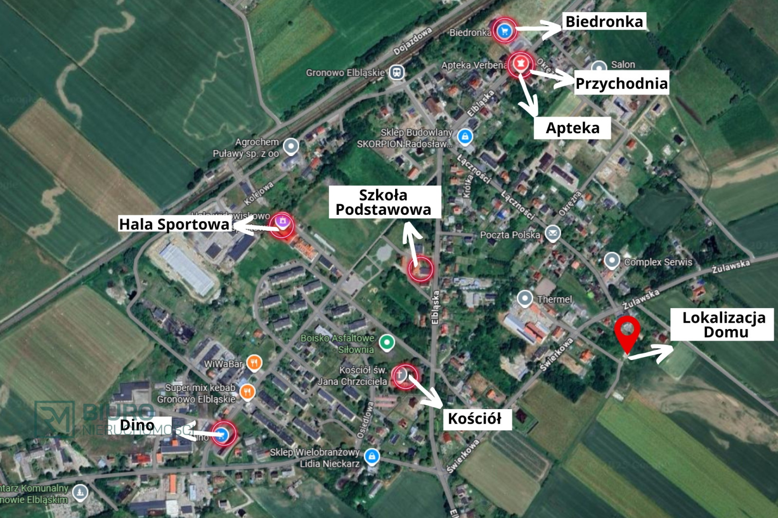 Dom Sprzedaż Gronowo Elbląskie Świerkowa