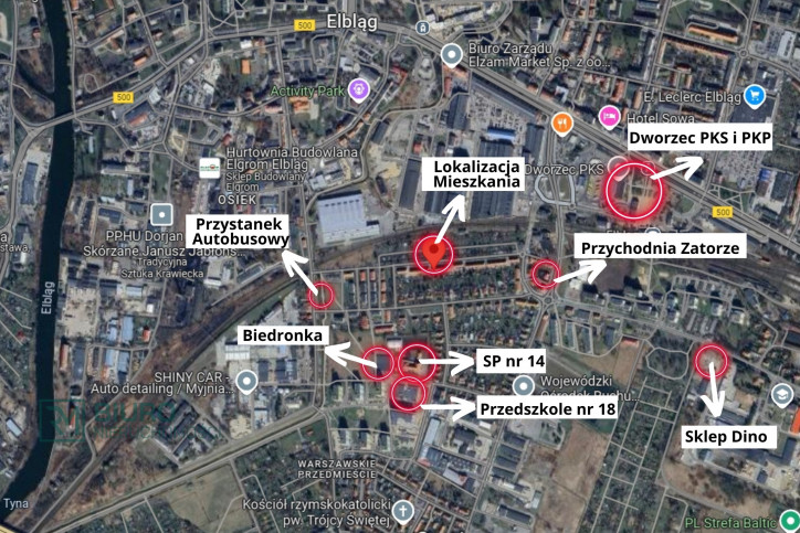 Mieszkanie Sprzedaż Elbląg Aleksandra Fredry 22