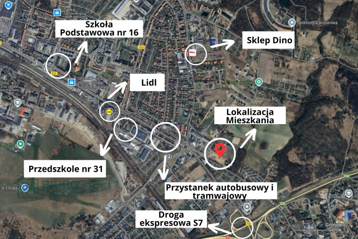 Mieszkanie Sprzedaż Elbląg Aleja Grunwaldzka 299 22